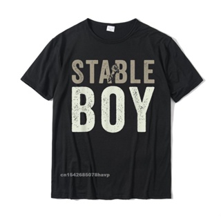 Mens Stable Boy T Shirt Horse Lover Gift Equestrian Riding 3D PrintedSimple Style Tops Tees Designer Cotton Men T S_01