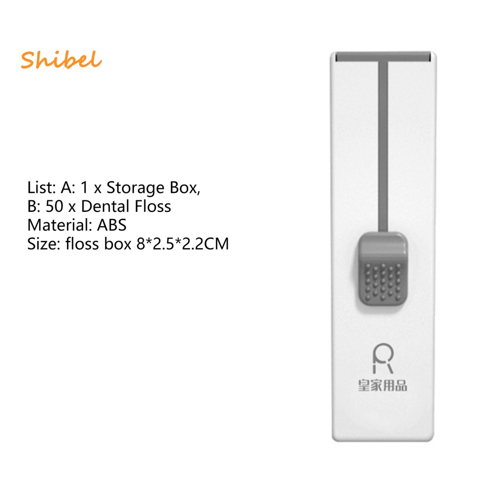 shibel-เครื่องจ่ายไหมขัดฟัน-กันน้ํา-ใช้ซ้ําได้-พกพาง่าย-สําหรับโรงแรม