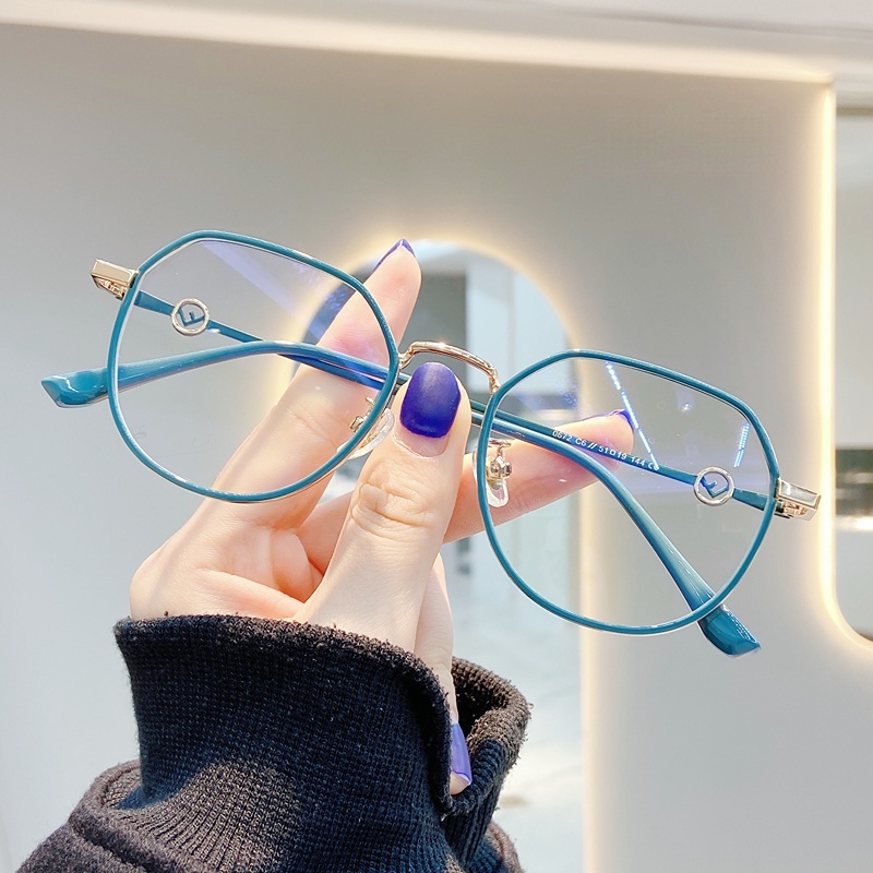 กรอบแว่นตาคอมพิวเตอร์-แบบใส-ป้องกันรังสี-สําหรับผู้หญิง-แว่นตาป้องกันรังสี-เปลี่ยนเลนส์ได้