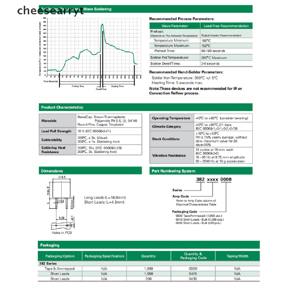 chee-ฟิวส์พลาสติก-t500ma-t1a-1-25a-1-6a-2a-2-5a-3-15a-4a-5a-6-3a-8a-10a-250v-382-t2a-lcd-tv-10-ชิ้น