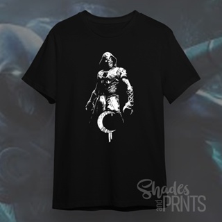 เสื้อยืด Marvel Moon Knight Printed Shirt Streetwear Comfortable Customized Unisex Wear - Premium เสื้อยืด เสื้อยืดเท่