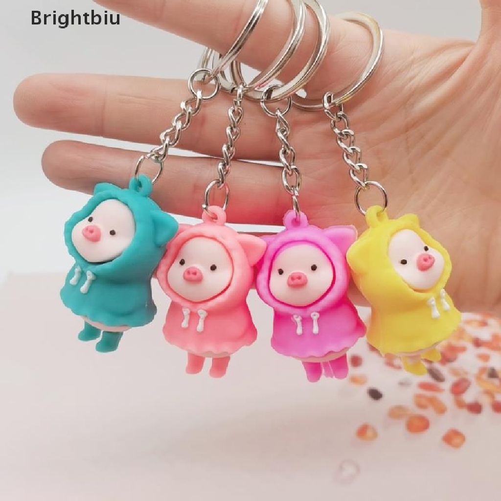 brightbiu-พวงกุญแจ-จี้ตุ๊กตาหมูนมน่ารัก-th