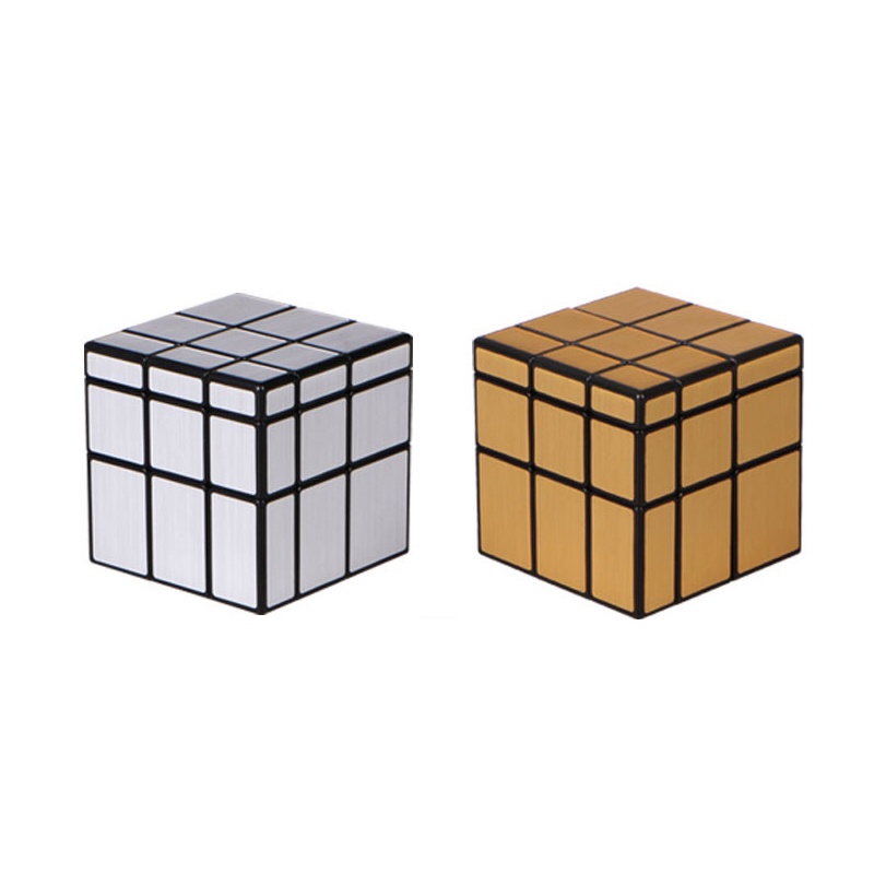 Cubo Espelho Magnético 3x3 Qiyi - Diferentes Formatos, Stickerless, Azul