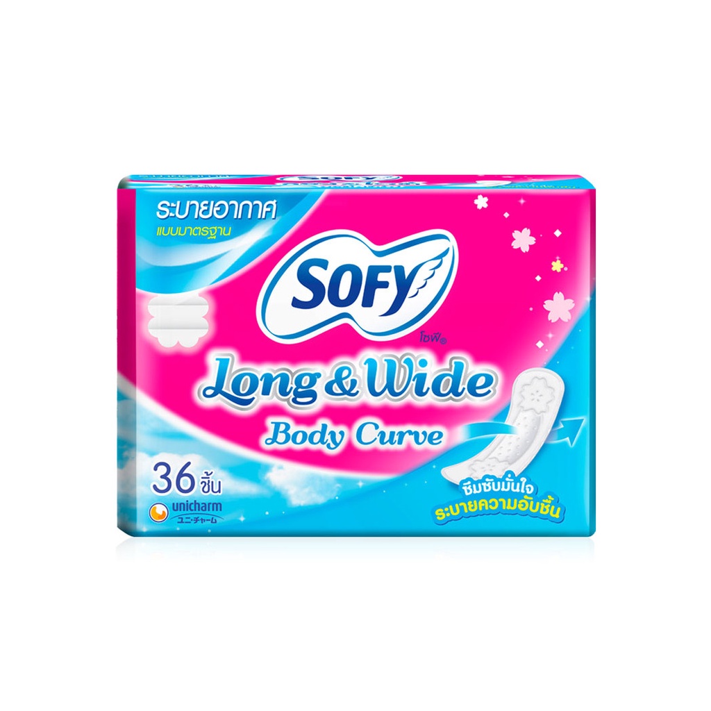 sofy-แผ่นอนามัย-long-amp-wide-body-curve-36pcs