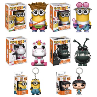 ฟิกเกอร์ Funko Pop Despicable Minions Tourist Jerry Dave Unicorn Fluffy Kyle Agnes Brinquedos ของเล่นสะสม สําหรับเด็ก