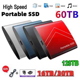 ฮาร์ดไดรฟ์ภายนอก SSD 1 2 8 16 30 60 128TB Type C USB 3.1 แบบพกพา สําหรับคอมพิวเตอร์ แล็ปท็อป โทรศัพท์มือถือ