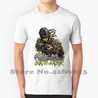 Cotton T-Shirt Snake Eater Cool Design Trendy Tee Metal Gear Solid Metal Gear Solid 3 Snake Eater Snake Eater Snake_01