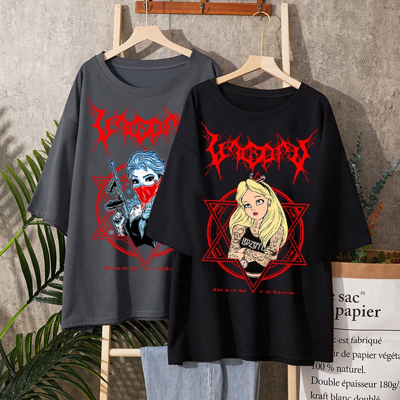 disney-y2k-goth-graphic-t-shirts-anime-plus-size-women-clothing-short-sleeve-tees-gothic-harajuku-summer-oversized-03