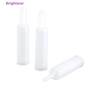 Brightstar 10 ชิ้น 2 มล. ซิลิโคน สีขาว ที่จับแก้ว หลอดเปิดขวด ที่เปิดขวด ล่าสัตว์ ใหม่