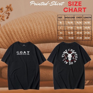 Goat Oversized Tshirt Graphic Streetstyle Unisex Clothing Cotton for Men and Women_01