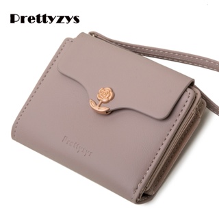 Wallet Prettyzys 2023 Fashion Korean Pu Leather For Women