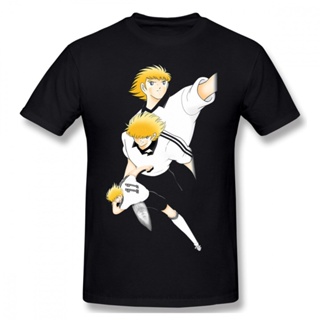 White Shirt-Mens Captain Tsubasa Clothing About Football Anime T-Shirt Carlhein Chider Fashion Sleevesเสื้อยืด _04