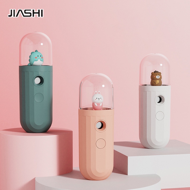 jiashi-เครื่องมือให้ความชุ่มชื้นสำหรับสัตว์เลี้ยงน่ารักที่สร้างสรรค์-เครื่องทำความชื้นแบบสเปรย์มือถือขนาดเล็ก-ชาร์จ-usb-แบบพกพา