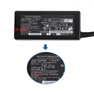 Adapter สายชาร์จ โน๊ตบุ๊ค 19V3.42A 5.5*2.5mm