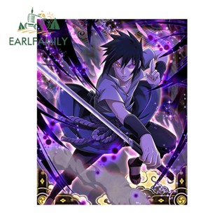 Earlfamily สติกเกอร์ ลายการ์ตูนอนิเมะ Sasuke Naruto กันน้ํา ขนาด 13 ซม. สําหรับตกแต่งรถยนต์ รถจักรยานยนต์