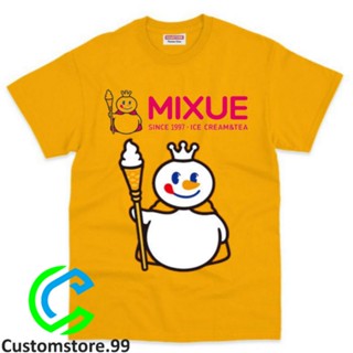 ใหม่ล่าสุด เสื้อยืดเด็ก วัสดุพรีเมี่ยม ลาย ICE CREAM MIXUE