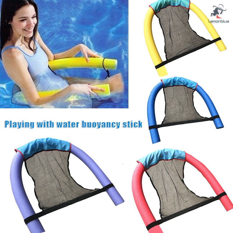 Pool Floats Noodle Chair Mesh Floating Water Hammock Floating Foam Bar for Summer Swimming Pool
