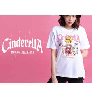 Just Say Bad ® เสื้อยืดลาย รุ่น Cinderella ขาว ( ลิขสิทธิ์แท้ ) แขนสั้น เสื้อยืดชาย เจ้าหญิง  M L XL 2XL  TS