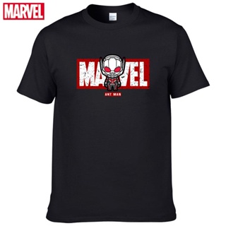 เสื้อยืดผ้าฝ้ายแท้ 100% พิมพ์ลาย Marvel The Avengers Ant man ระบายอากาศ ใส่สบาย แฟชั่นฤดูร้อน สําหรับผู้ชาย วัยรุ่น_08