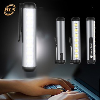 ไฟฉายฉุกเฉิน LED แบบคลิปหนีบ ชาร์จ USB กันน้ํา ปรับได้ หลายโหมด สําหรับตั้งแคมป์ เดินทาง กลางแจ้ง 1 ชิ้น