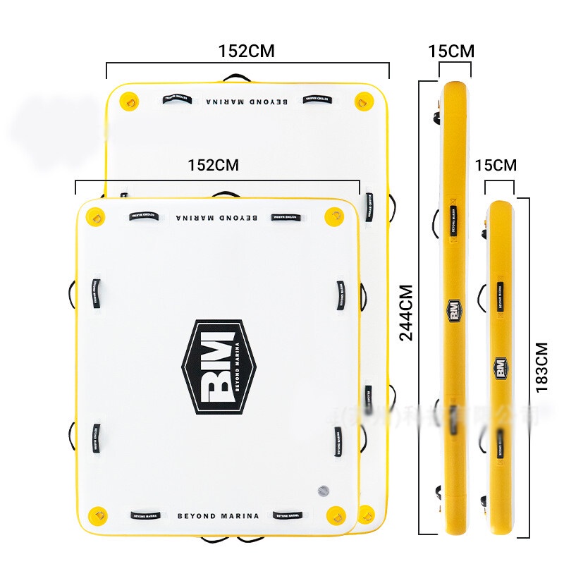 beyond-marina-แท่นลอยน้ำแบบเป่าลม-แท่นวางแบบเป่าลมพร้อมปั๊มลม-แท่นลอยน้ำสำหรับชายหาดริมสระ-6-8-x-5-ฟุต-4-2