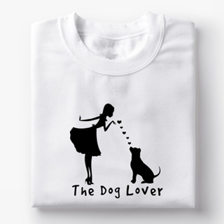 DOG LOVER GIRL KISS T-Shirt Men Women Statement Design Tee Shirt Minimalist_02