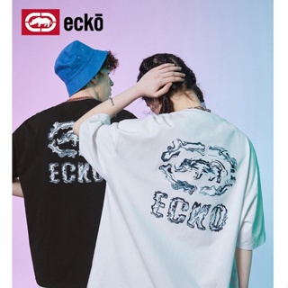 ใหม่ เสื้อยืดคอกลม แขนสั้น พิมพ์ลายโลโก้ ecko rhino แฟชั่นฤดูร้อน สําหรับคู่รัก