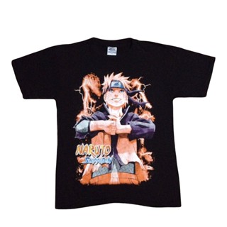 เสื้อยืดการ์ตูน NARUTO 90’ size “ L / XL ผ้าฟอกเก่า งานดีผ้าสวย