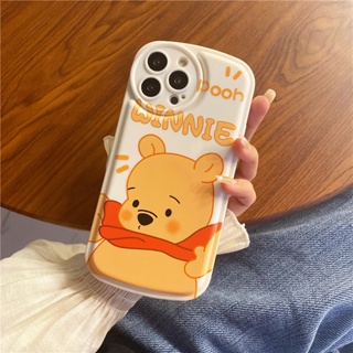 เคสนิ่ม กันกระแทก ลายหมีวินนี่ สําหรับ iphone 11 Promax 14 pro max 11 12 13 6 7 8plus X max