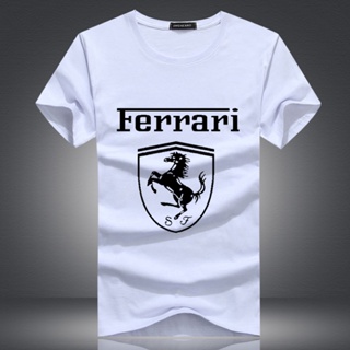 Fashion Horse Pattern FERRARI Man Print T-shirt Unisex Multicolor O-neck Short Sleeve Loose Couple Casual Top S~5XL_01