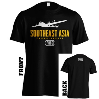 เสื้อยืดโอเวอร์ไซส์Pubg เสื้อยืด ลายเกมส์ Pochinki PlayerUnknowns Battlegrounds 100% แนวเอเชียตะวันออกเฉียงใต้S-4X_03