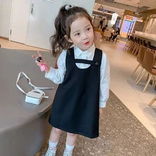 [Babycat] พร้อมส่ง ลดกระหน่ํา ชุดเสื้อเชิ้ต กระโปรง สีขาว แฟชั่นฤดูใบไม้ร่วง สไตล์เกาหลี ญี่ปุ่น สําหรับแม่ และลูก 2023