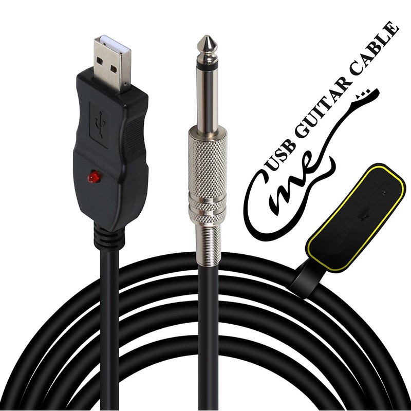 Guitar to USB Interface Link Connection Instrument Cable 3M | Shopee ...