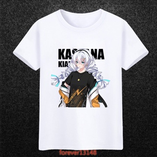 Cotton Casual T-Shirt 1 Short Sleeve Breathable Anime Print Honkai Impact 3 Black Plus Size XS-3XL Birthday Gift Fo_01
