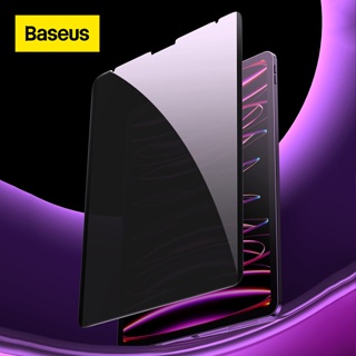 Baseus 0.33 มม. เต็มรูปแบบ ป้องกันการแอบมอง กระจกนิรภัย ป้องกันความเป็นส่วนตัว ป้องกันหน้าจอแม่เหล็ก สําหรับ iPad Pro / Air 4 / Air 5/7/8/9/10