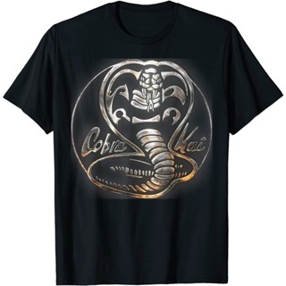 Cobra Kai Rusted Steel Snake Logo Graphic T-Shirt Mens short-sleeved cotton round neck T-shirt_01