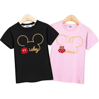 Baby Kid Disney Apparel Mickey Mouse Boys T-Shirts Minnie Mouse Girls Summer Cute Shirts_03