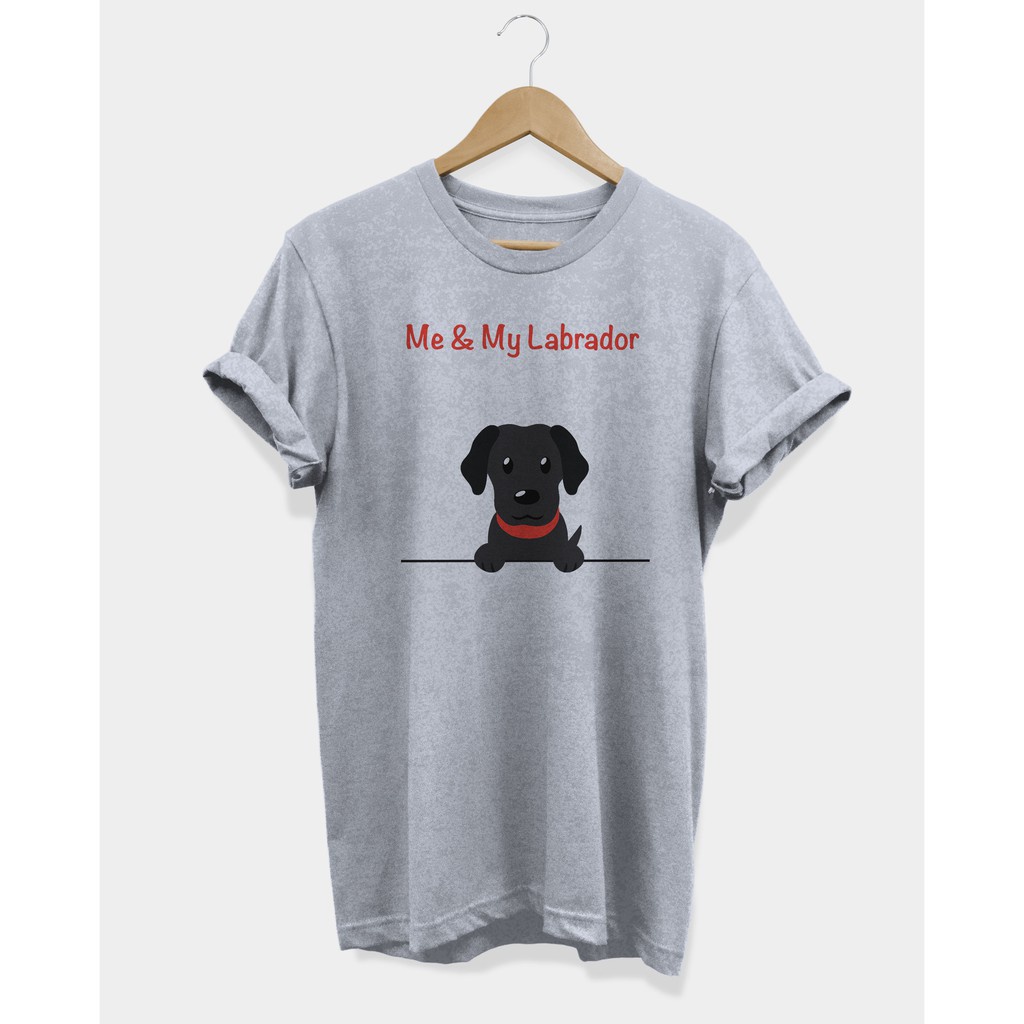 เสื้อยืดลายสุนัข-ลาบราดอร์-me-amp-my-labrador-black-01