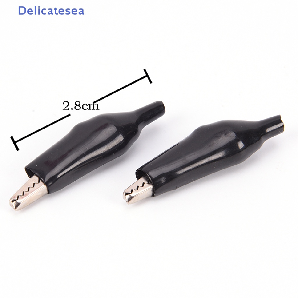 delicatesea-คลิปปากจระเข้-โลหะ-ขนาดเล็ก-สําหรับทดสอบไฟฟ้า-10-ชิ้น