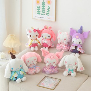 ตุ๊กตายัดนุ่น การ์ตูน Sanrio Kuromi My Melody Cinnamoroll น่ารัก ของขวัญวันเกิด ของเล่นสําหรับเด็ก