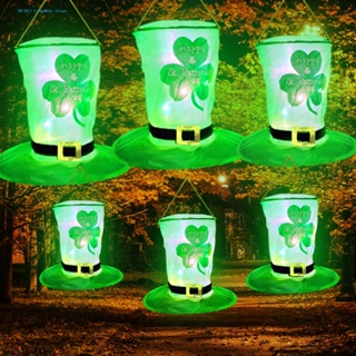 Dr.bei โคมไฟ LED รูปแชมร็อก Happy Saint Patrick Day คุณภาพดี สําหรับตกแต่งบ้าน