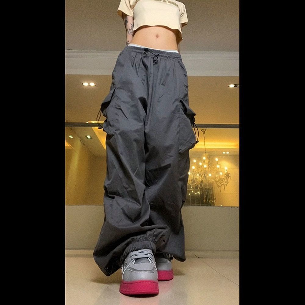 daduhey-ins-women-american-fashionable-retro-multi-pocket-high-street-straight-wide-leg-casual-cargo-pants