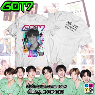  ใหม่เอี่ยมเสื้อเบลาส์ FashionNew T-Shirt 2022 JB GOT7 Forever Agase Aghase BAMBAM CEO Fanclub Jackson Mark Jinyoung