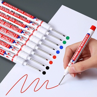 ปากกามาร์กเกอร์ กันน้ํา สีขาว ดํา แดง น้ําเงิน สําหรับมาร์กเกอร์ยาง เครื่องเขียน