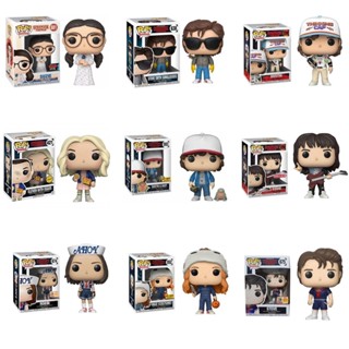 ฟิกเกอร์ไวนิล Funko Pop Stranger Things Dustin Dart Eleven Suzie Steve Robin Eddie Punk Max สําหรับตกแต่งบ้าน