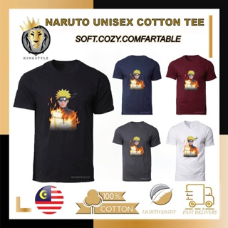  Promosi Murah  NARUTO 03 TShirt 100% Cotton Unisex Men Women Round Neck Short Sleeve Baju Lelaki Wanita Ready Stoc_07