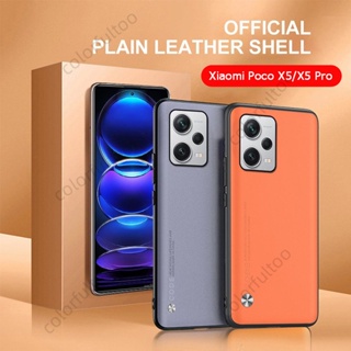 เคสโทรศัพท์มือถือหนังนิ่ม ผิวด้าน ป้องกันเลนส์กล้อง หรูหรา สไตล์นักธุรกิจ สําหรับ Xiaomi Poco X5 Pro 5G X5Pro PocoX5 PocoX5Pro Pocophone X5