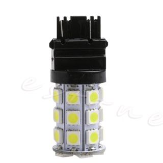 Edb* หลอดไฟท้ายรถยนต์ LED 12V 3157 27SMD 5050 พลังงานสูง