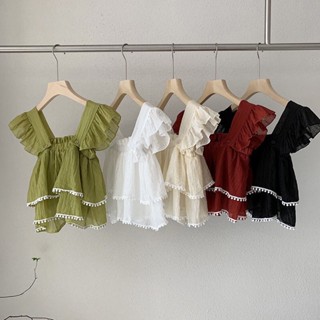 เสื้อเชิ้ตแขนสั้น ตัวสั้น ขนาดเล็ก ลดอายุ แฟชั่นฤดูร้อน สําหรับผู้หญิง
