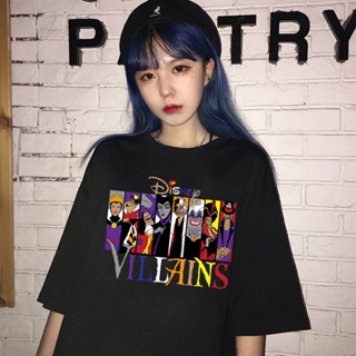 SASSYME Disney Y2g Anime Villain Bad Girl Kawaii Summer Womens Pattern T-shirt Harajuku Korean Fashion T-shirt_03